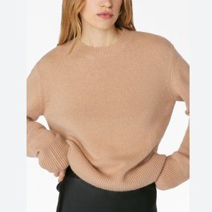 FRAME Long Sleeve Cashmere Jumper Sweater in Camel